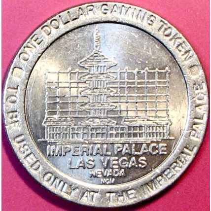 Imperial Palace. $1 Casino Token. Las Vegas, NV. R72.