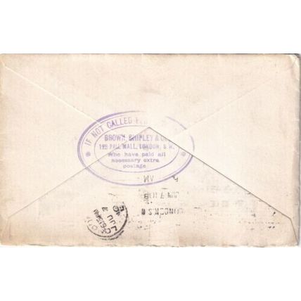 United States 1910 Chicago ILL-London UK CoverChicago cancel written VGC