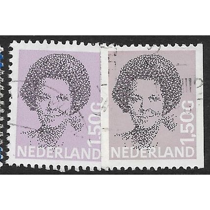 1981 NVPH 1244+1244a - fine used (o)