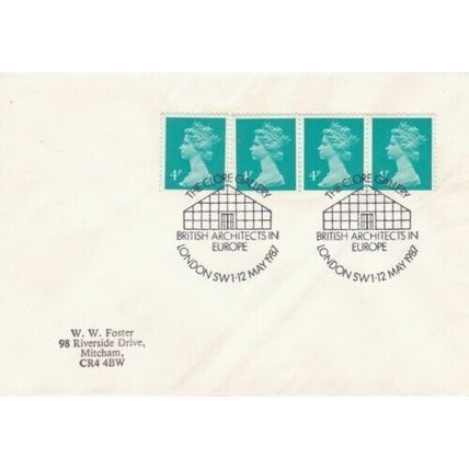 GB 1987 British Architecture In Europe Clore Gallery Special Cancel Cover VGC