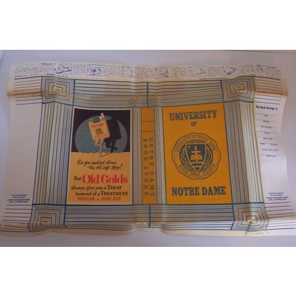 Notre Dame Bookstore Vintage Book Cover 1947 ~ Rare Must See!