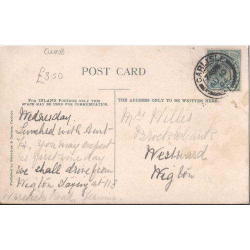 Antique PC 1904 - Wetheral from Corby, Cumbria