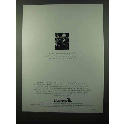 2000 T. Rowe Price Retirement Income Manager Ad