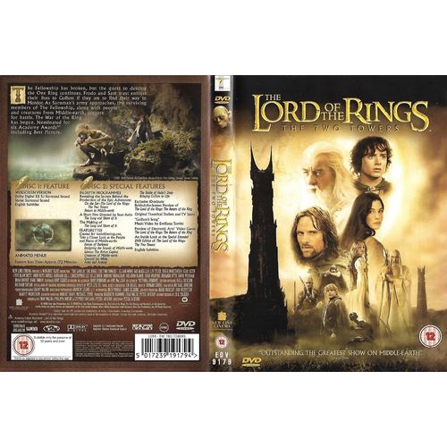 The Lord Of The Rings - The Two Towers (DVD, 2005, 2-Disc Set)