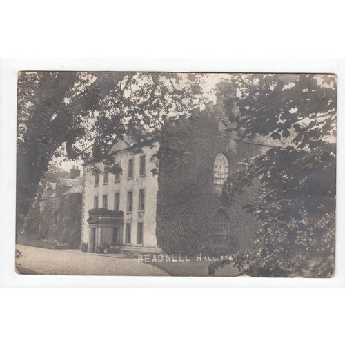 Beadnell Hall Postcard Old Northumberland