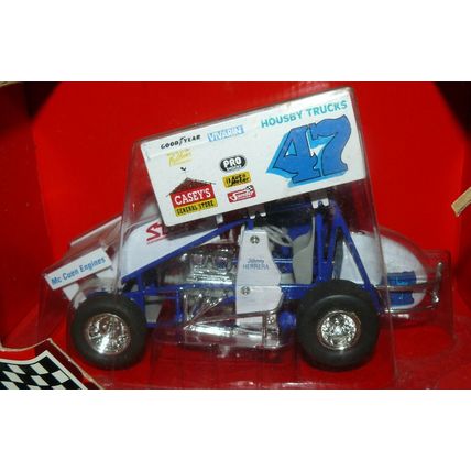 1/24 - 1/25 World Of Outlaws race car # 47 Johnny Herrera , in the box , the bo