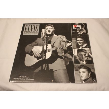 2001 Elvis Presley SIXTEEN MONTH CALENDAR MOSTLY SEALED