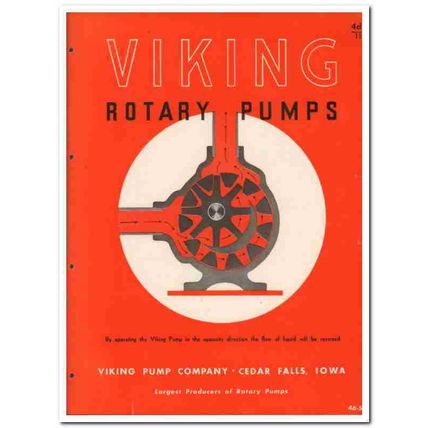 Viking Pump Company 1945 vintage industrial catalog rotary hydraulic