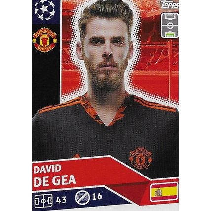 Topps UEFA Champions League 2020/21 Stickers: MUN3 - De Gea