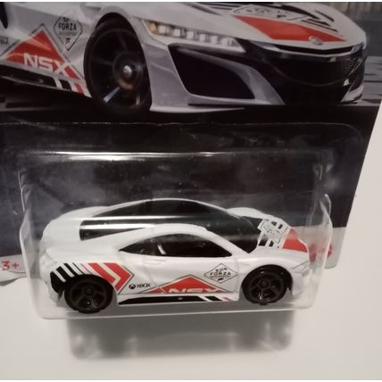 Acura NSX White/Red Forza Motorsport Scale 1:64 Hot Wheels
