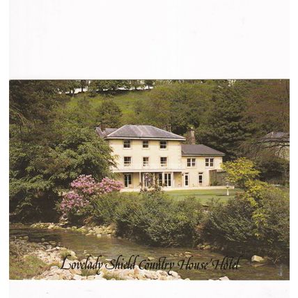 Lovelady Shield Country House Hotel Alston Cumbria Arthur Dixon Postcard unused