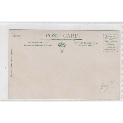 Municipal Buildings Leicester RP Postcard unused corner chip
