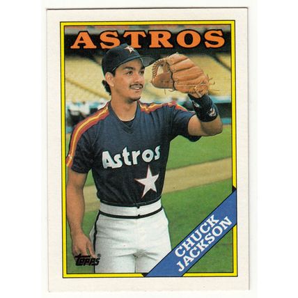1988 Topps baseball rookie card 94 Chuck Jackson RC