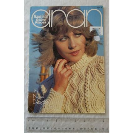 Vintage: Hayfield 7044 Going Places, 16 New Designs, aran