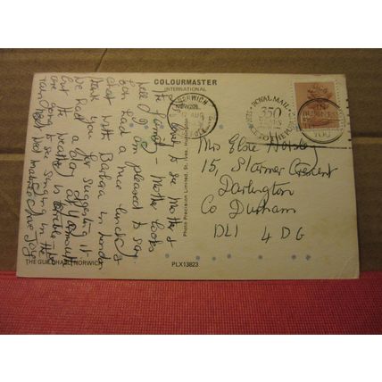 GUILDHALL, NORWICH, NORFOLK used postcard 1985 pm Colourmaster =