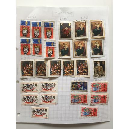 STAMPS - GREAT BRITAIN - 1966-1969