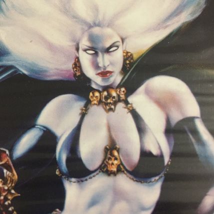 1995 Chaos Quarterly #1 Sexy Lady Death Cover