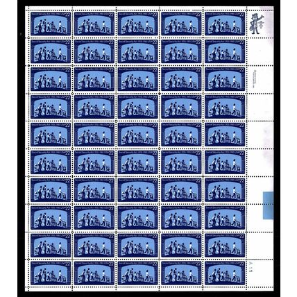 Social Security Act Sheet of Fifty 22 Cent Postage Stamps Scott 2153