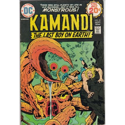 Kamandi Last Boy on Earth 21 - 1974 - Kirby - Very Fine - PRICE REDUCTION