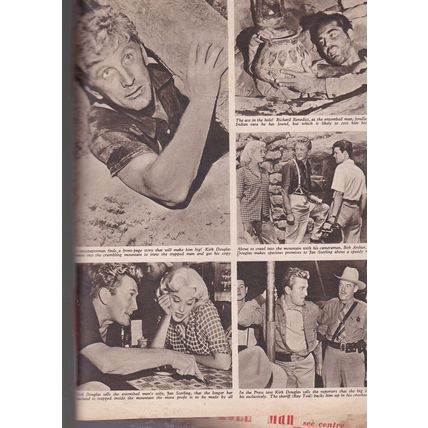 Vintage Picturegoer Magazine - June 1951 - Corinne Calvet Cover, Kirk Douglas,