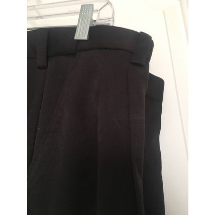 George Men's Casual Dress Pants Pockets Zip Size 34 Regular Black