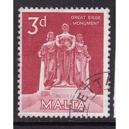 MALTA 1962 GREAT SIEGE 3d USED SG308