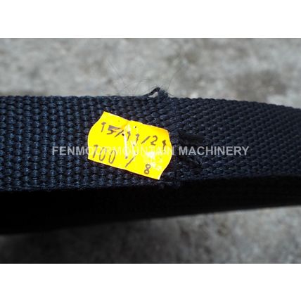 Genuine Coslan synthetic band, polypropylene woven border. 10m Black 30mm wide