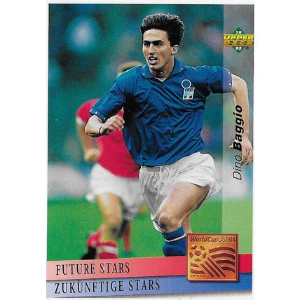 Upper Deck FIFA WC USA 1994 Preview: Future Stars, Italy - Baggio (Dino)