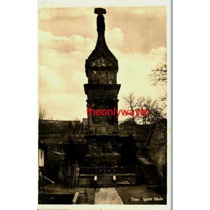 Trier Igeler Saule (Roman Monument), Germany, Cramers Postcard, 1944