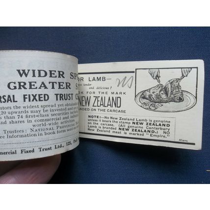 NO STAMPS SG BB16 ED 300 GEORGE V 2/- STAMP BOOKLET FORDS BLOTTING PAPER DUBARRY