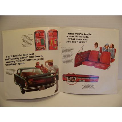 1965 PLYMOUTH BARRACUDA SALES BROCHURE ORIGINAL