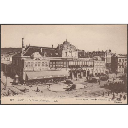 Le Casino Municipal, Nice, c.1910s - Ayme Lévy CPA LL121