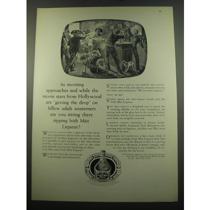 1960 Irish Mist Liqueur Advertisement - As morning approaches