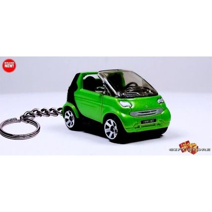 RARE KEYCHAIN GREEN BLACK SMART™ FORTWO CUSTOM Ltd Ed GREAT GIFT NOVELTY