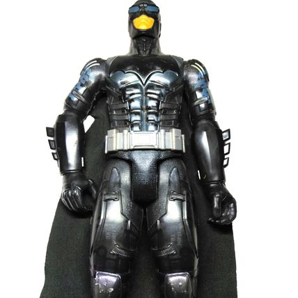 DC Comics Batman 12" Action Figure Black Suit & Cape Mattel 2016 FGG85 Poseable