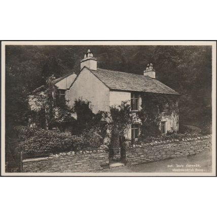 Wordsworth's Home, Dove Cottage, Grasmere, c.1930 - GP Abraham RP Postcard