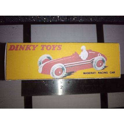 Dinky No23N Maserati Racing Car - Replica / Repro Box