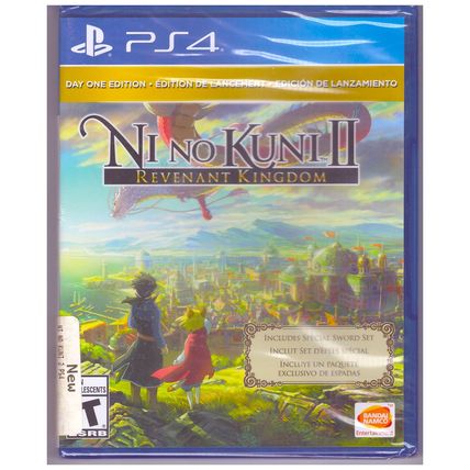 Ni no Kuni 2 II: Revenant Kingdom - Day One Edition PS4 (Sony PlayStation 4) New