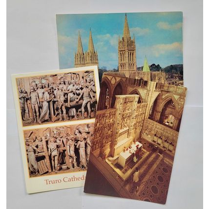 Postcards Truro Cathedral, Cornwall. Job lot