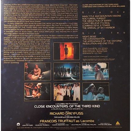 CLOSE ENCOUNTERS OF THE THIRD KIND 1977 John Williams soundtrack record album