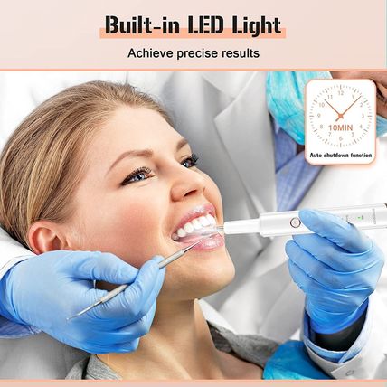 Plaque Remover for Teeth, Electric Tooth Cleaner Tartar Remover for Teeth with L