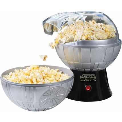 Uncanny Brands Star Wars Death Star Popcorn Maker - Hot Air Style with Removable