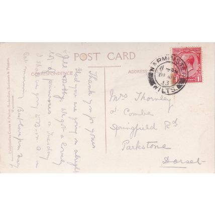 ED11 WARMINSTER - GENERAL VIEW . RP POSTCARD