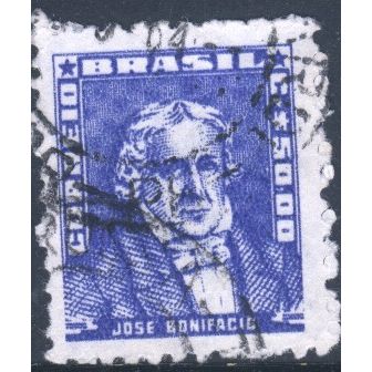 Brazil 1954 - SG904 - 50cr blue - Jose Bonifacio - used