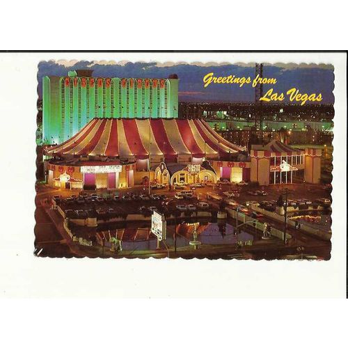 USA LAS VEGAS Circus Circus Postcard by Las Vegas News Agency (B11803)
