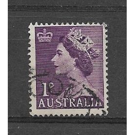Australia.SG261 1d Queen Elizabeth II (Purple).Fine Used.June19
