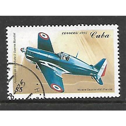CUBA 1995 85c MORANE SAVLNIER 406 FRANCE SG 3978 FINE USED#