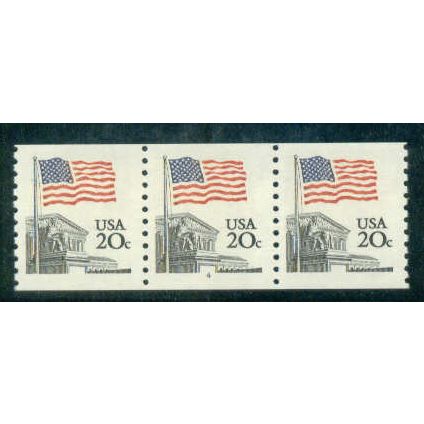 1895a 20c U.S. Flag Very Fine MNH SG PNC 4/3 NA0893