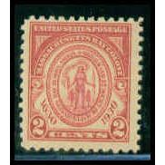 682 2c Massachusetts Just Clears MNH M07108