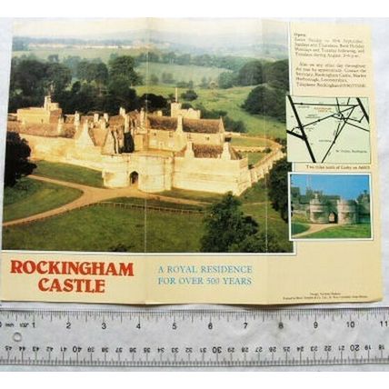 Vintage leaflet: Rockingham Castle